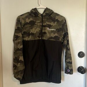 Champion wind breaker. Youth size medium